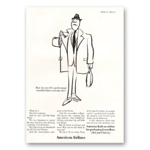 1967 American Airlines Print Ad | Professional Traveler