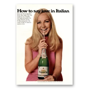 1967 Asti Gancia Print Ad | Say Love