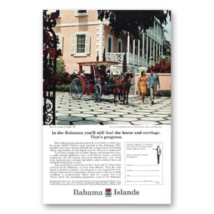 1967 Nassau Bahamas Print Ad | Old Nassau