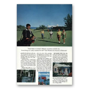 1967 Bermuda Print Ad | Hibiscus Casuarinas