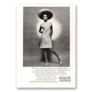 1967 Bergdorf Goodman Print Ad | Brave New Wool