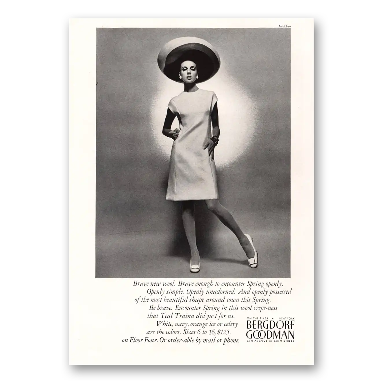 1967 Bergdorf Goodman Print Ad | Brave New Wool