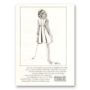 1967 Bergdorf Goodman Print Ad | Dress Simply