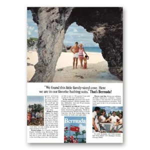 1967 Bermuda Print Ad | Family Sized Cove