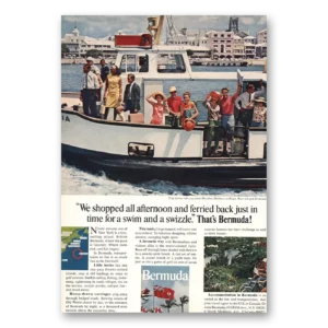 1967 Bermuda Print Ad | We Shopped All Afternoon