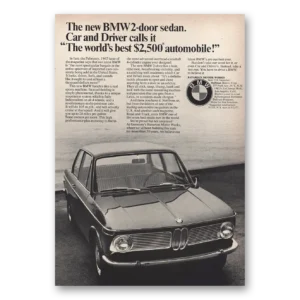 1967 BMW Print Ad | Worlds Best