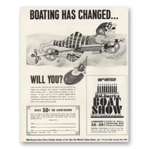 1967 All American Boat Show Print Ad | Boating Changed