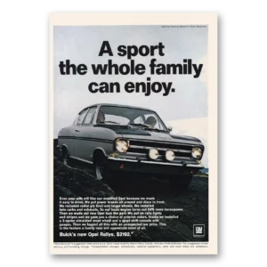 1967 Buick Opel Print Ad | Sport