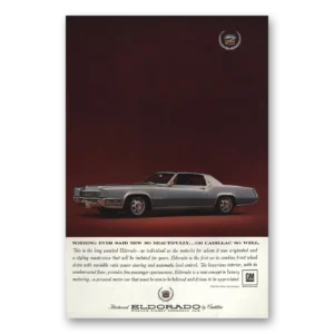 1967 Cadillac Eldorado Print Ad | So Beautifully
