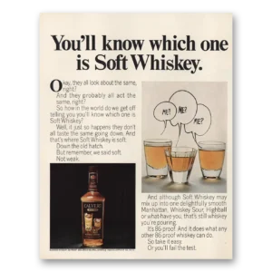 1967 Calvert Whiskey Print Ad | Which One