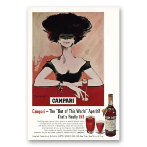 1967 Campari Print Ad | Out This World Aperitif