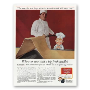 1967 Campbells Soup Print Ad | Fresh Noodle