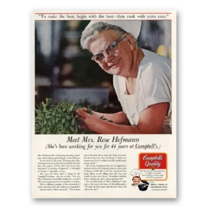 1967 Campbells Soup Print Ad | Rose Hofmann