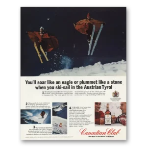 1967 Canadian Club Print Ad | Austrian Tyrol