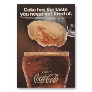 1967 Coca Cola Print Ad | Coke Has Taste