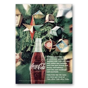 1967 Coca Cola Print Ad | Holidays Coke