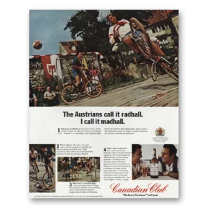 1967 Canadian Club Print Ad | Radball