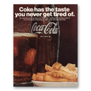 1967 Coca Cola Print Ad | Tired Of