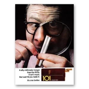1967 Chesterfield Cigarettes Print Ad | Silly Millimeter