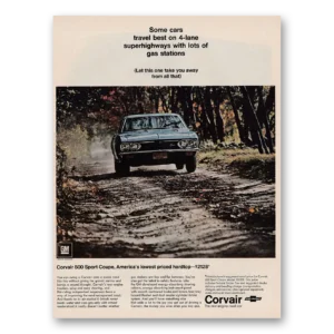 1967 Chevrolet Corvair Print Ad | Superhighways