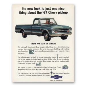 1967 Chevrolet Pickup Print Ad | New Look One Nice Thing