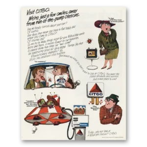 1967 Citgo Print Ad | Smiles Away