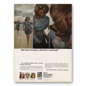 1967 Clairol Shampoo Print Ad | Nice N Easy