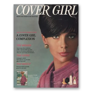 1967 Cover Girl Print Ad | Complexion