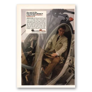 1967 Cricketeer Print Ad | High Flying Things