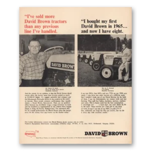 1967 David Brown Tractors Print Ad | Murry H Smith