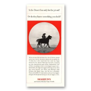 1967 Desert Inn Print Ad | Jet Set