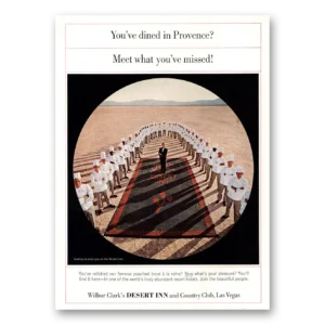 1967 Desert Inn Print Ad | Wilbur Clarks