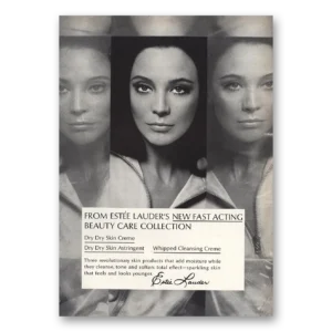 1967 Estee Lauder Print Ad | Fast Acting Beauty Care