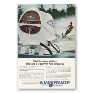1967 Evinrude Print Ad | Fun Machine
