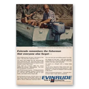 1967 Evinrude Print Ad | Fisherman