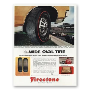 1967 Firestone Tires Print Ad | Indianapolis 500