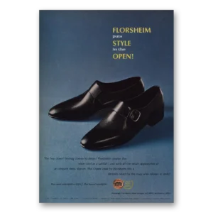 1967 Florsheim Shoes Print Ad | Style In The Open