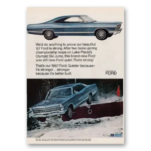1967 Ford Print Ad | Championship Leaps