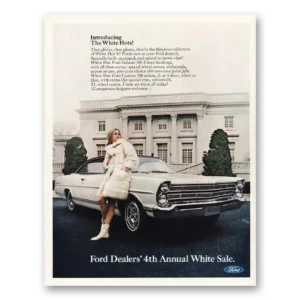 1967 Ford Galaxie Print Ad | White Hots