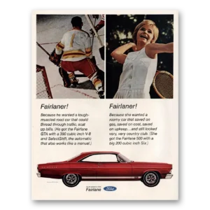 1967 Ford Fairlane Print Ad | Fairlaner