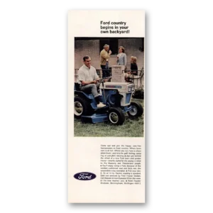 1967 Ford Tractors Print Ad | Country Begins