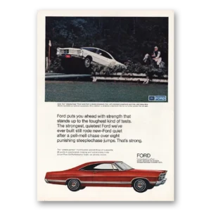 1967 Ford Print Ad | Steeplechase