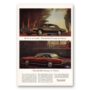 1967 Ford Thunderbird Print Ad | All Set To Set Trends