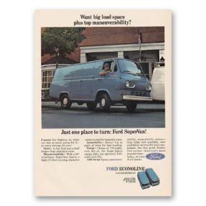 1966 Ford Econoline Van Print Ad | Supervan