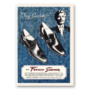 1967 French Shriner Print Ad | Oleg Cassini Collection Shoes