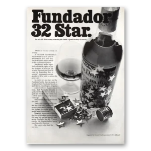 1967 Fundador 32 Star Print Ad | No Star System