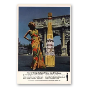 1967 Galliano Liqueur Print Ad | Arch Of Constantine