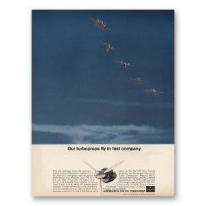 1967 Garrett AiResearch Print Ad | Turboprops Fly