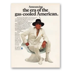 1967 American Gas Print Ad | Cooled American