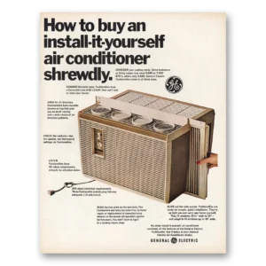 1967 General Electric Air Conditioner Print Ad | Install Yourself